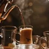 Karak poured from a height